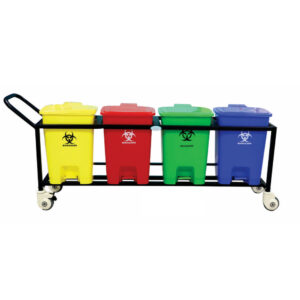 BIO MEDICAL WASTE BIN TROLLY