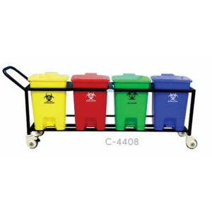 BIO MEDICAL WASTE BIN TROLLY